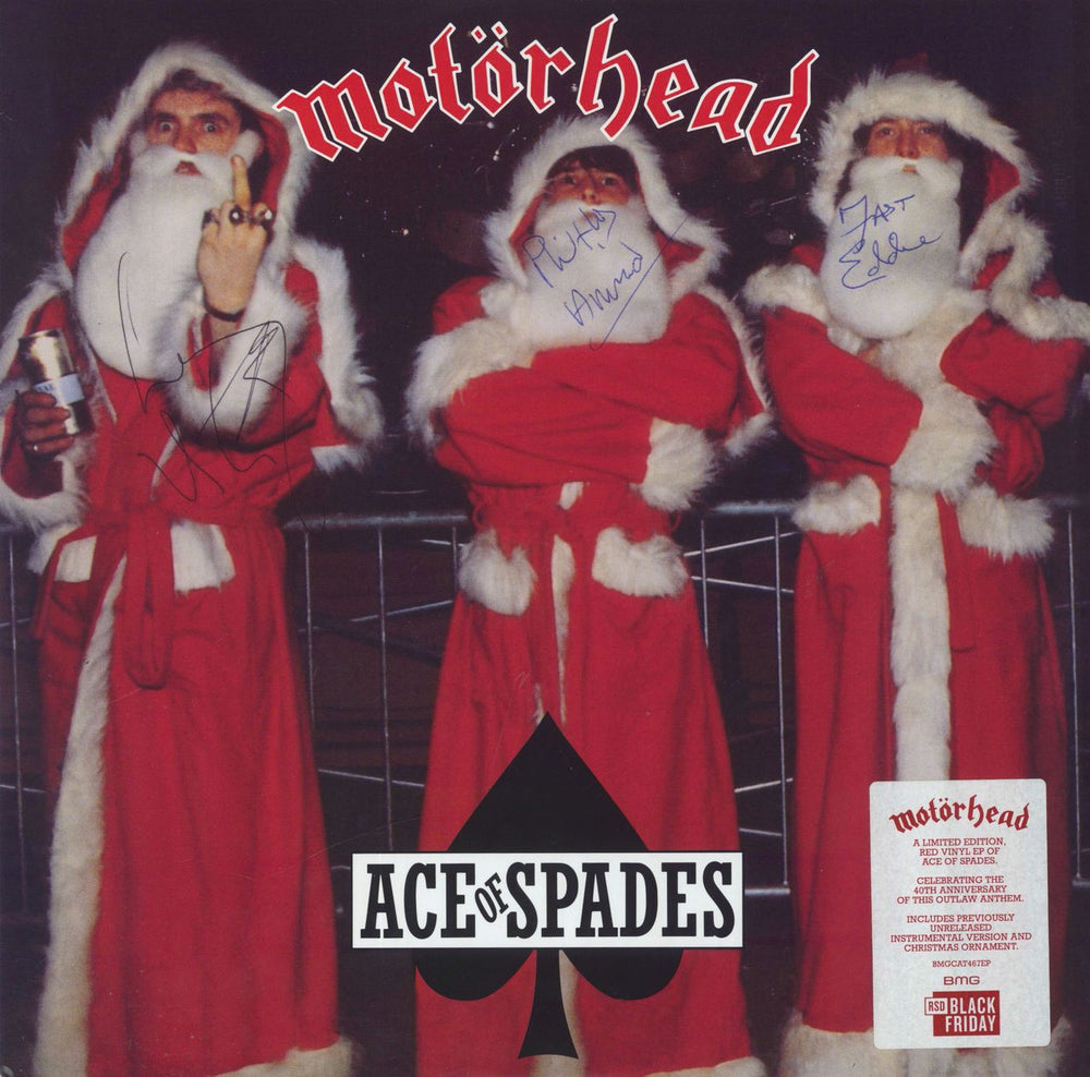 Motorhead Ace Of Spades - RSD 2020 - Red Vinyl UK 12" vinyl single (12 inch record / Maxi-single) BMGCAT467EP