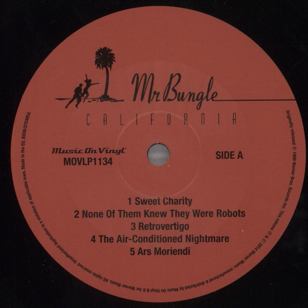 Mr. Bungle California - 180gram Vinyl UK vinyl LP album (LP record) MBULPCA822455