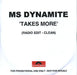 Ms. Dynamite Takes More UK Promo CD-R acetate CD-R ACETATE