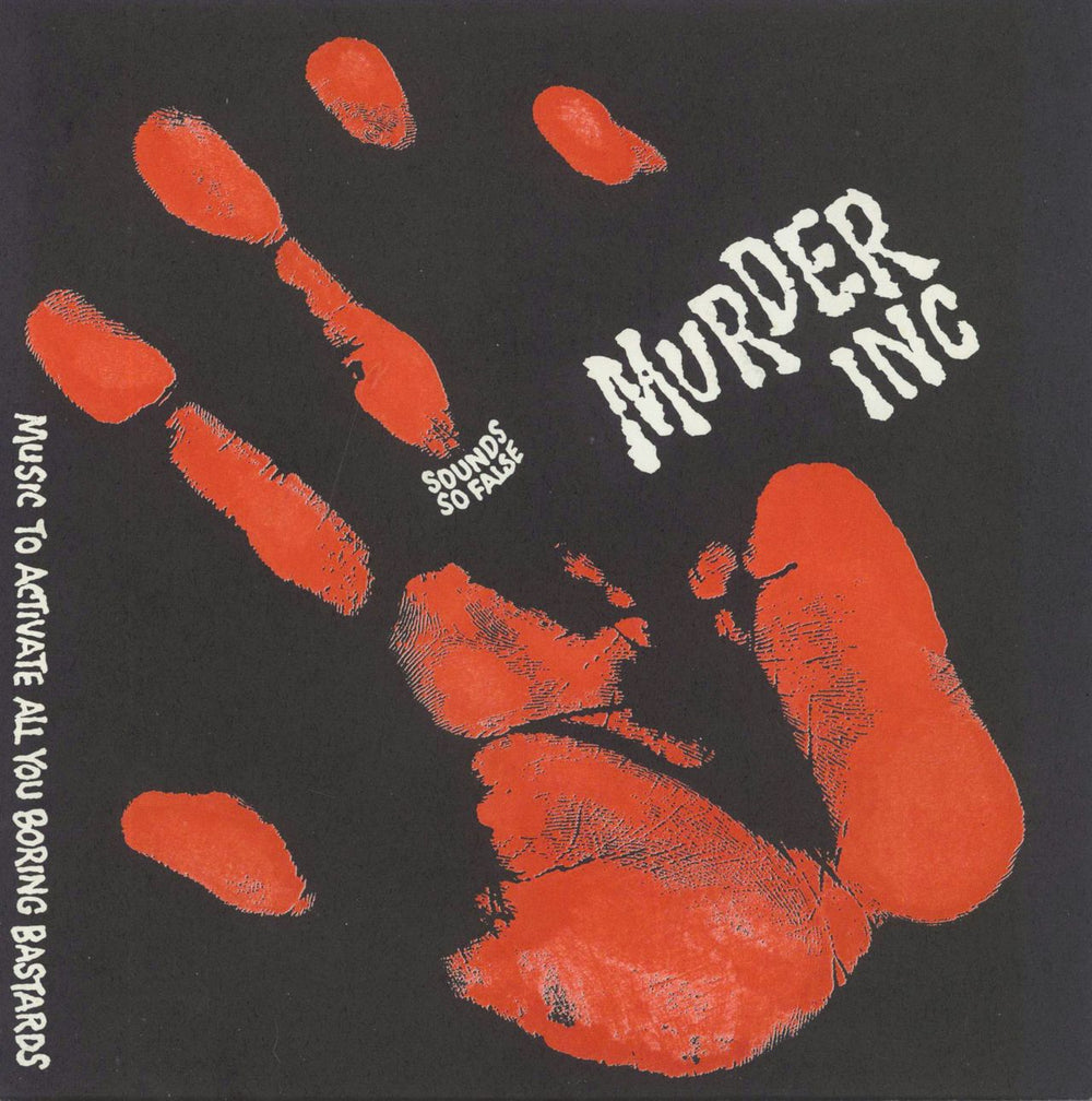Murder Inc [Oi!] Sounds So False + Sleeve UK 7" vinyl single (7 inch record / 45)