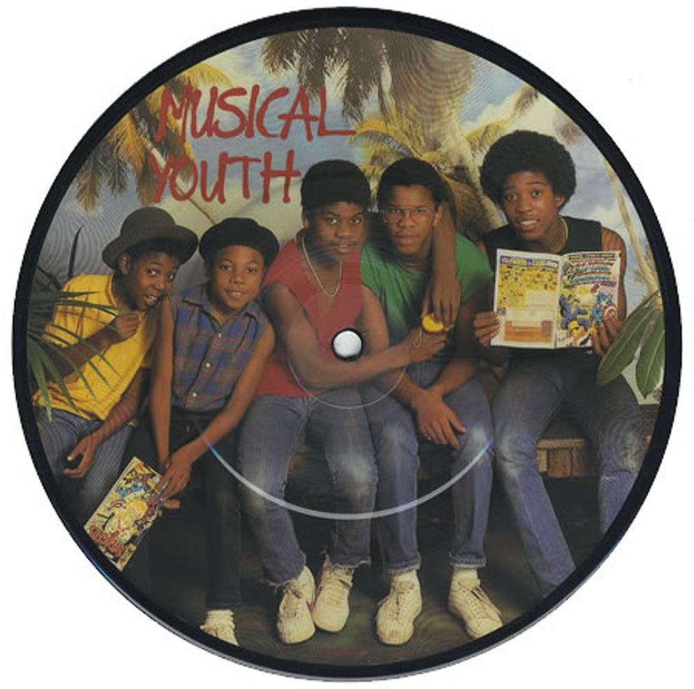 Musical Youth Never Gonna Give You Up UK 7" vinyl picture disc (7 inch picture disc single) YOU3