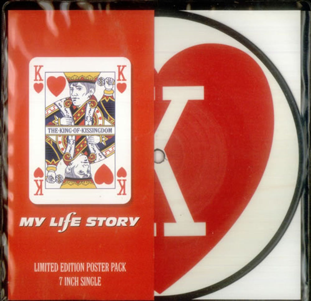 My Life Story The King Of Kissingdom - Poster Pack UK 7" vinyl picture disc (7 inch picture disc single) R6457