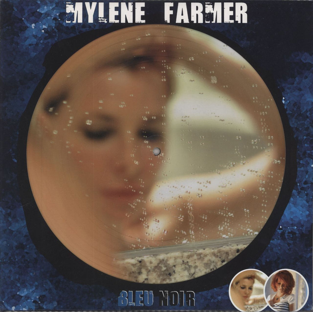 Mylene Farmer Bleu Noir French 2-LP vinyl record set (Double LP Album) 19439922651