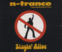 N-Trance Stayin' Alive UK CD single (CD5 / 5") CDGLOBE131
