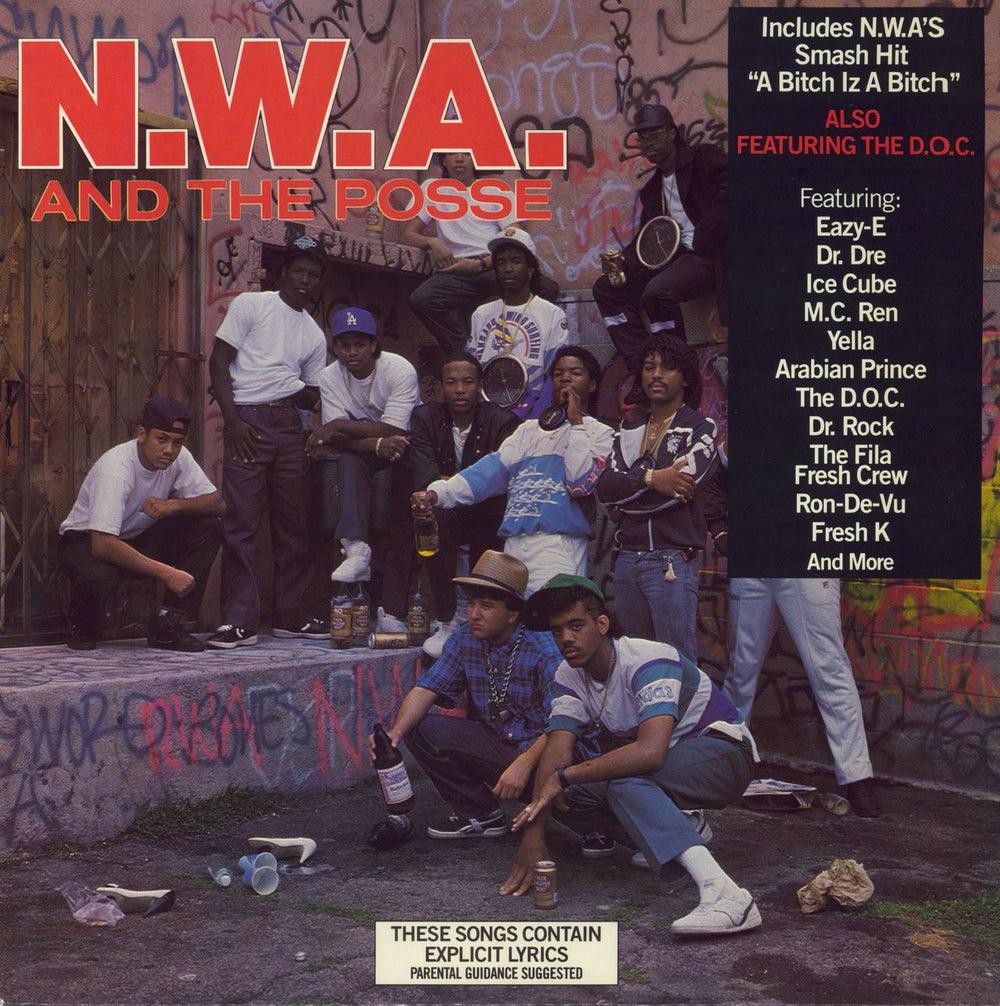 N.W.A. N.W.A. And The Posse US vinyl LP album (LP record) SL57119