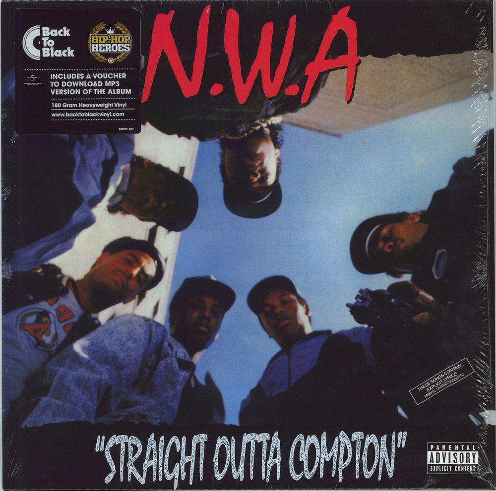 N.W.A. Straight Outta Compton - 180gm - Shrink UK vinyl LP album (LP record) 0600753469958