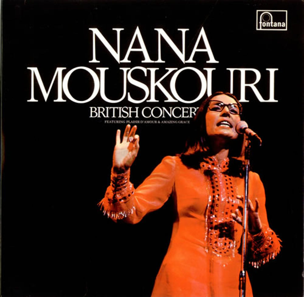 Nana Mouskouri British Concert UK 2-LP vinyl record set (Double LP Album) 6651003