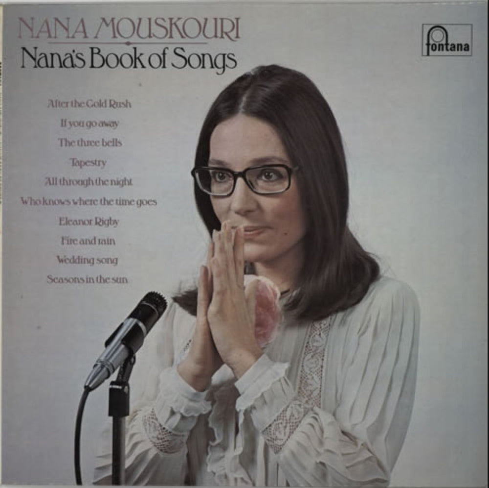 Nana Mouskouri Nana's Book Of Songs UK vinyl LP album (LP record) 9299227