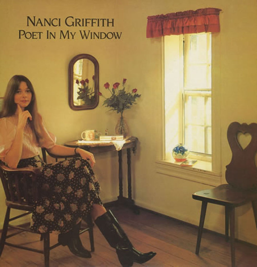 Nanci Griffith Poet In My Window US vinyl LP album (LP record) PH-1098