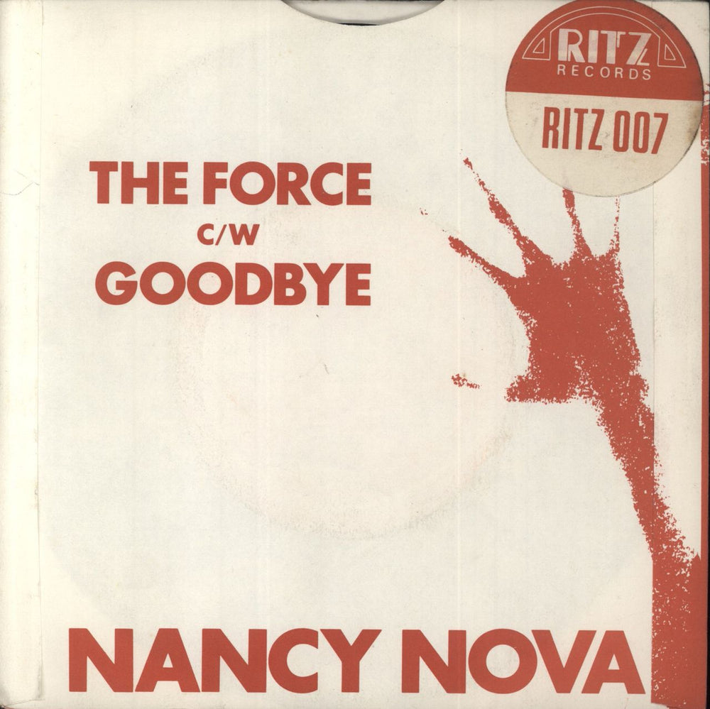 Nancy Nova The Force UK 7" vinyl single (7 inch record / 45)