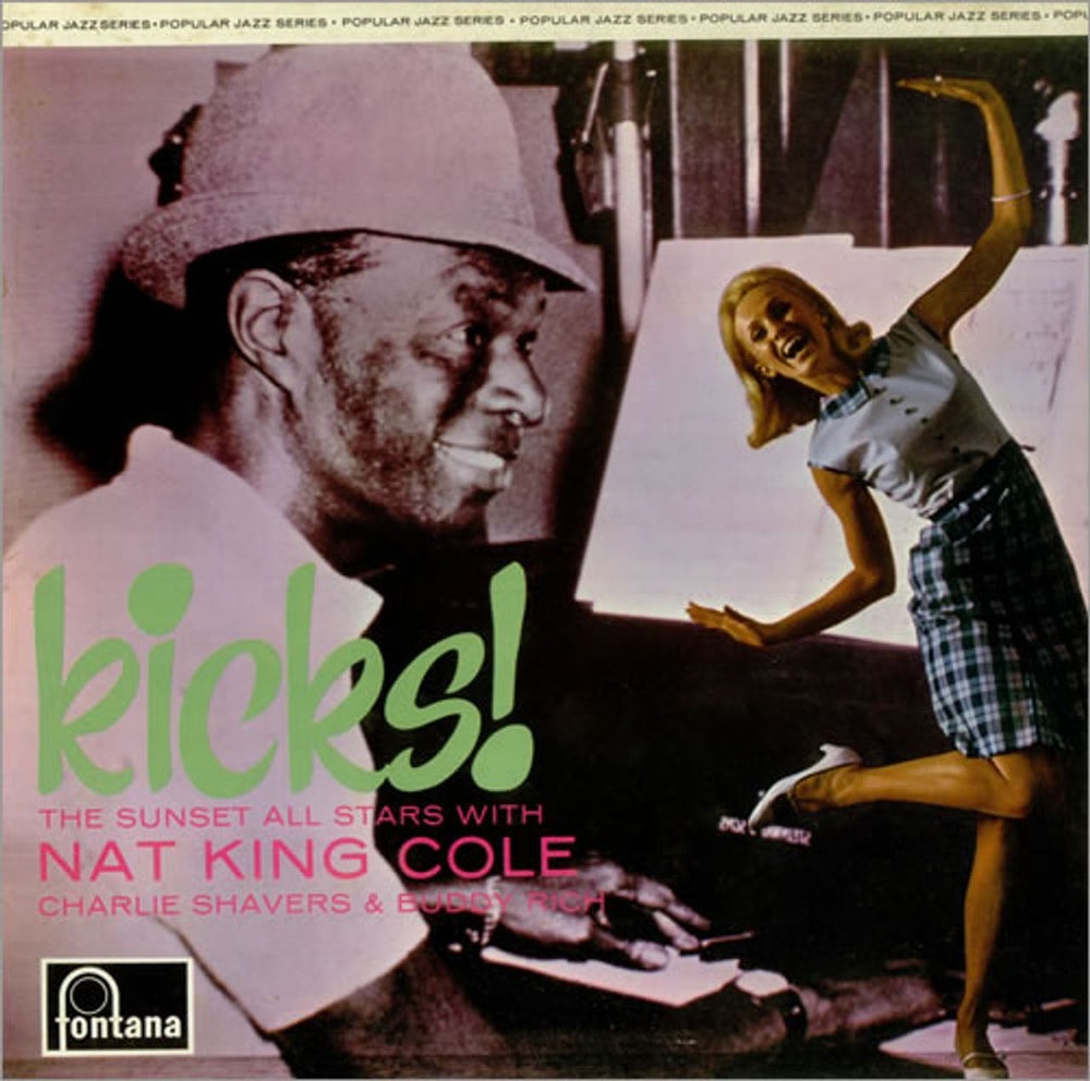 Nat King Cole Kicks! UK vinyl LP album (LP record) FJL132