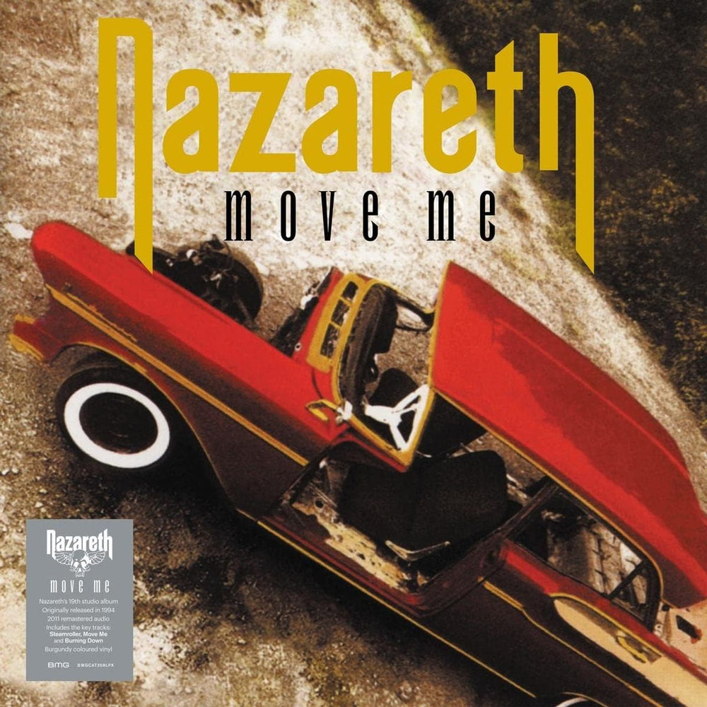 Nazareth Move Me: Remastered - Burgundy Vinyl - Sealed UK vinyl LP album (LP record) SALVO406LP