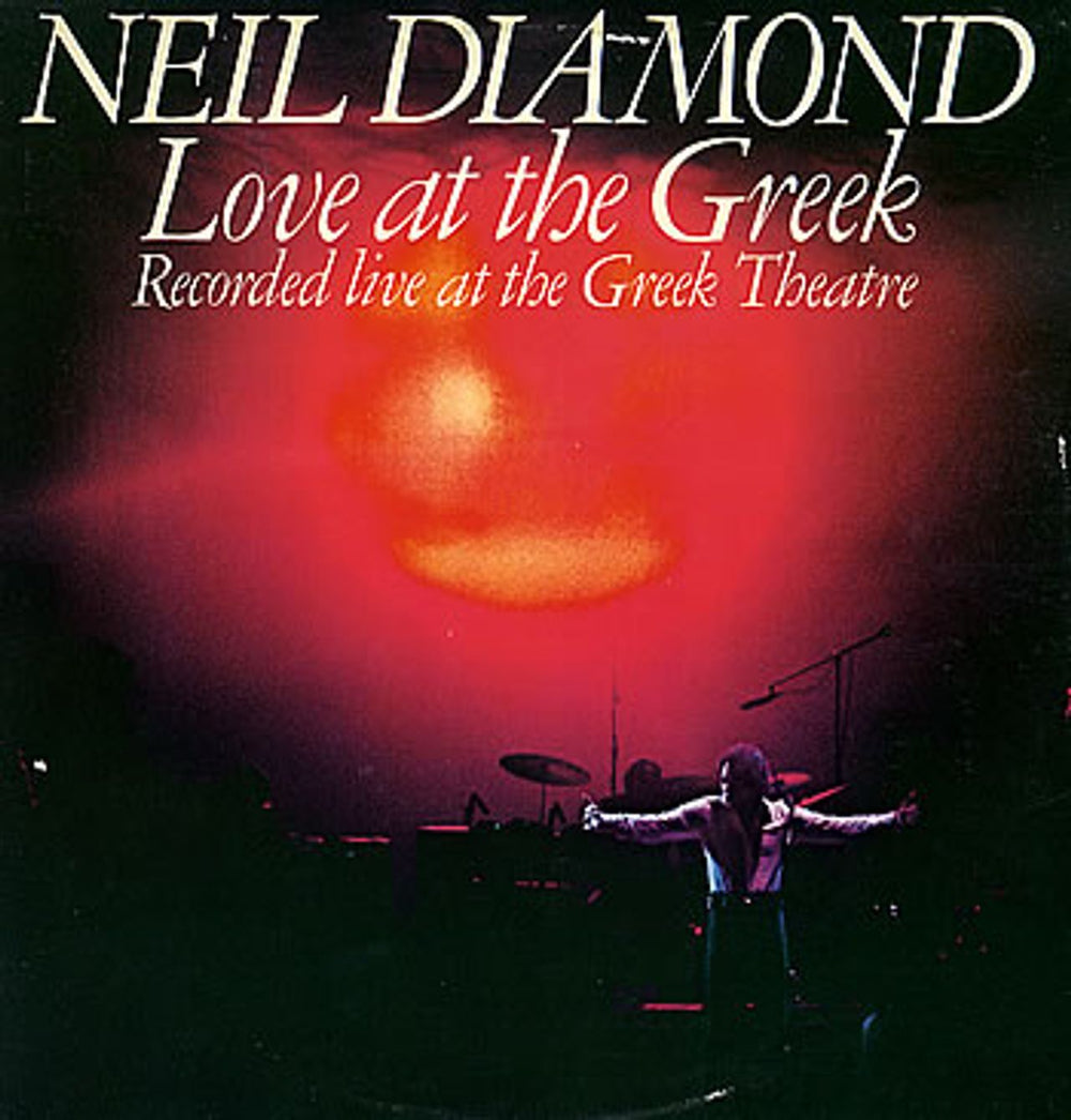 Neil Diamond Love At The Greek Israeli 2-LP vinyl record set (Double LP Album) 95001