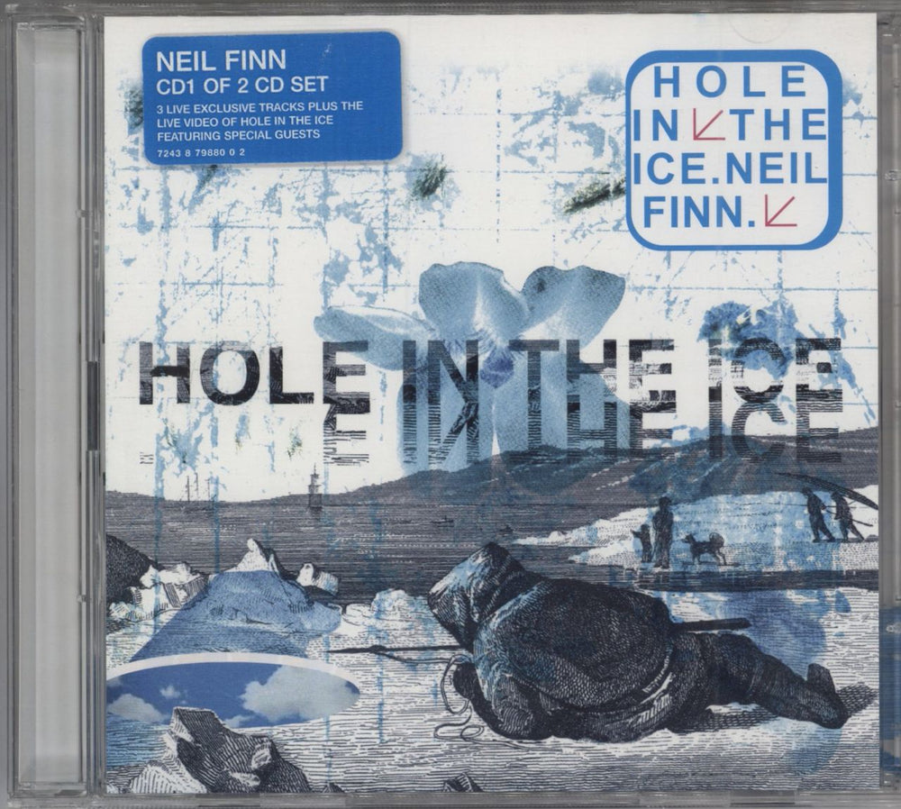 Neil Finn Hole In The Ice - Parts 1 & 2 UK 2-CD single set (Double CD single) CDR/S6563