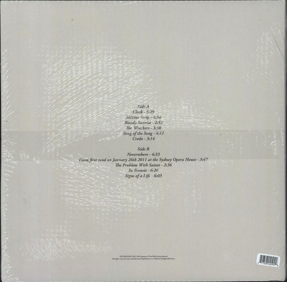 Neil Gaiman Signs of Life UK vinyl LP album (LP record) 617308040999