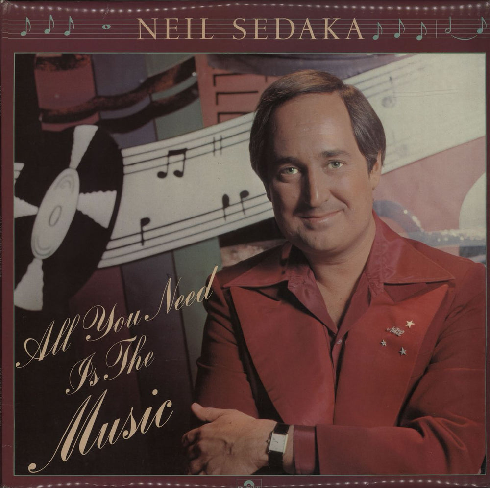 Neil Sedaka All You Need Is The Music UK vinyl LP album (LP record) POLS1003