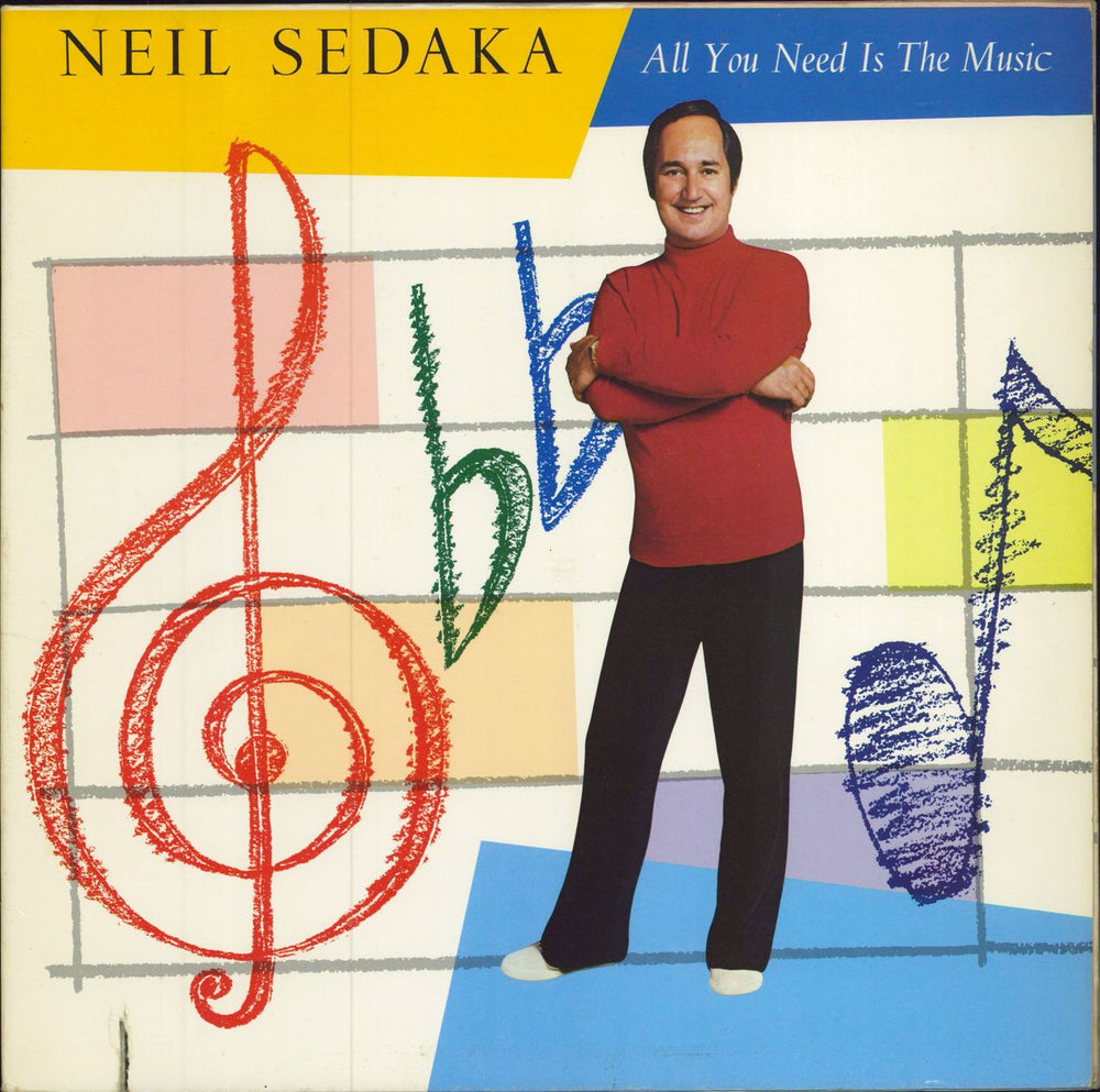 Neil Sedaka All You Need Is The Music US vinyl LP album (LP record) 6E-161