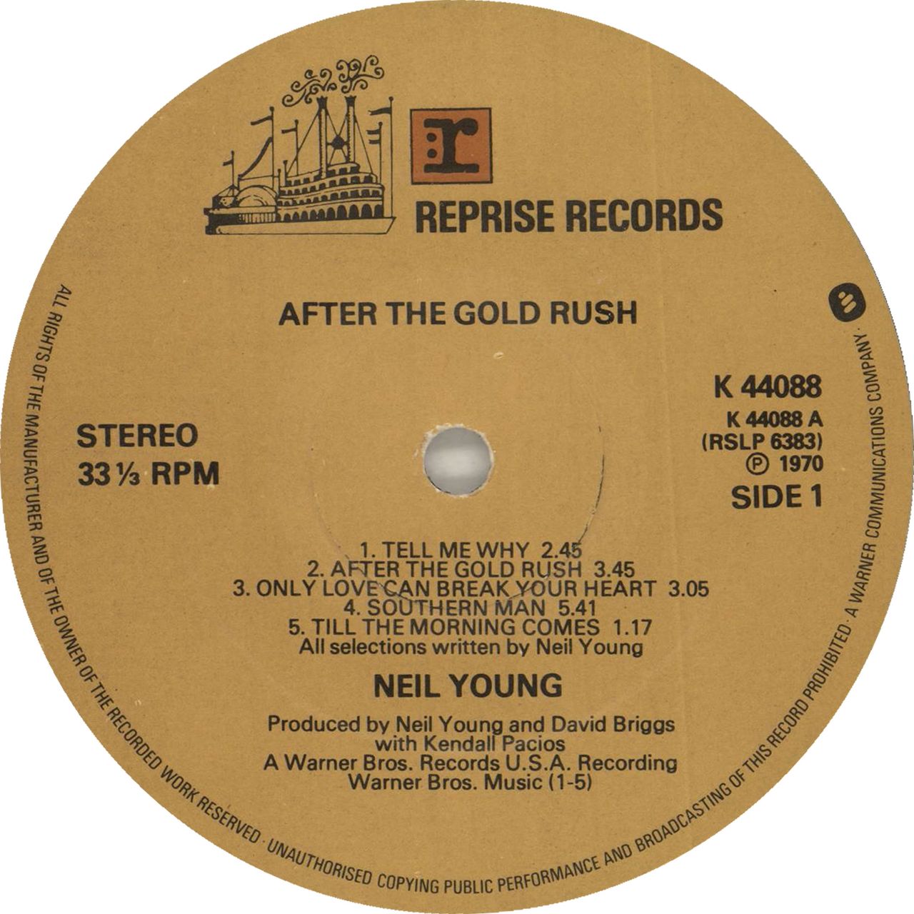 Neil Young After The Gold Rush - 3rd UK Vinyl LP — RareVinyl.com