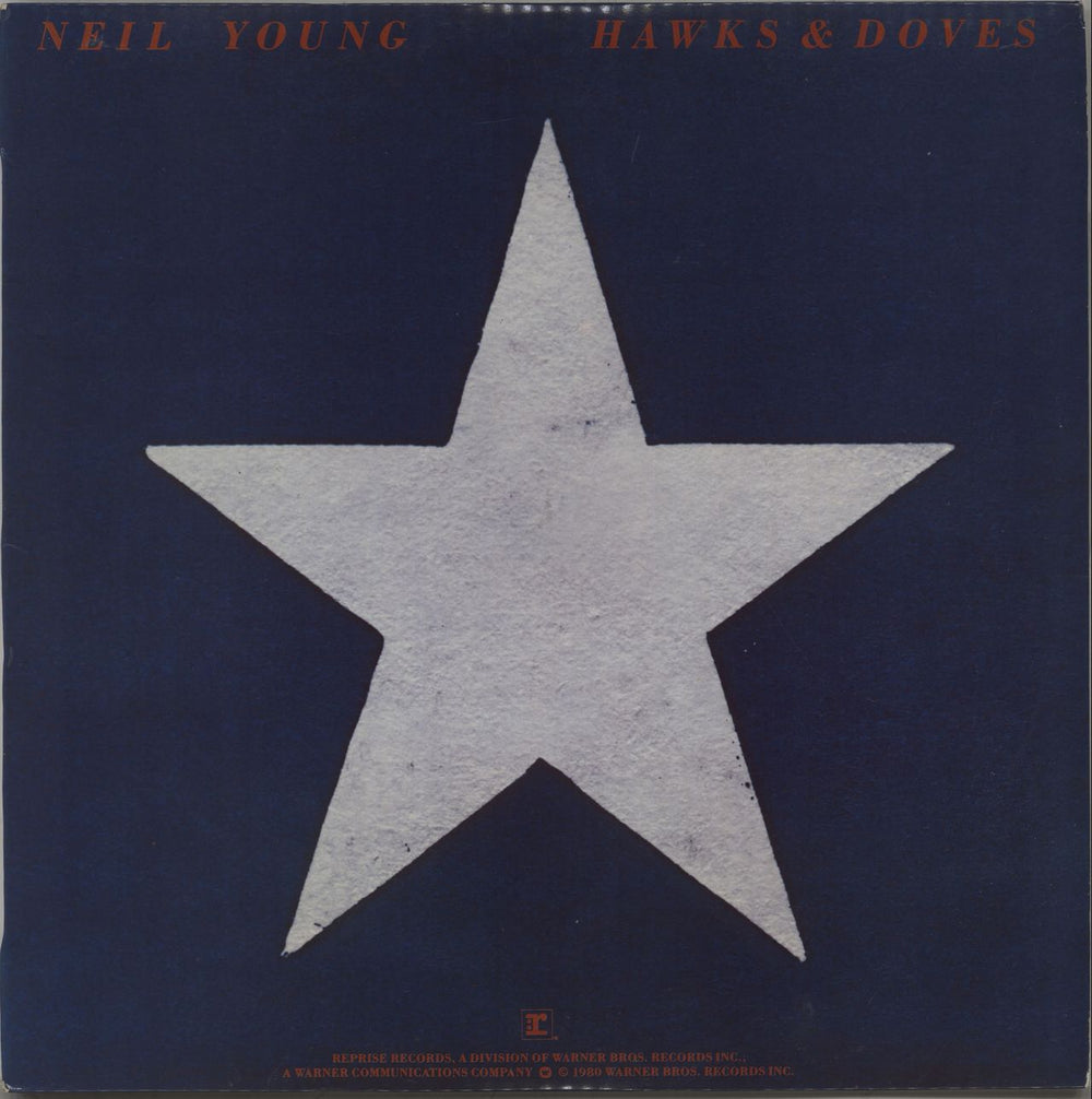 Neil Young Hawks & Doves Spanish vinyl LP album (LP record) S90.307