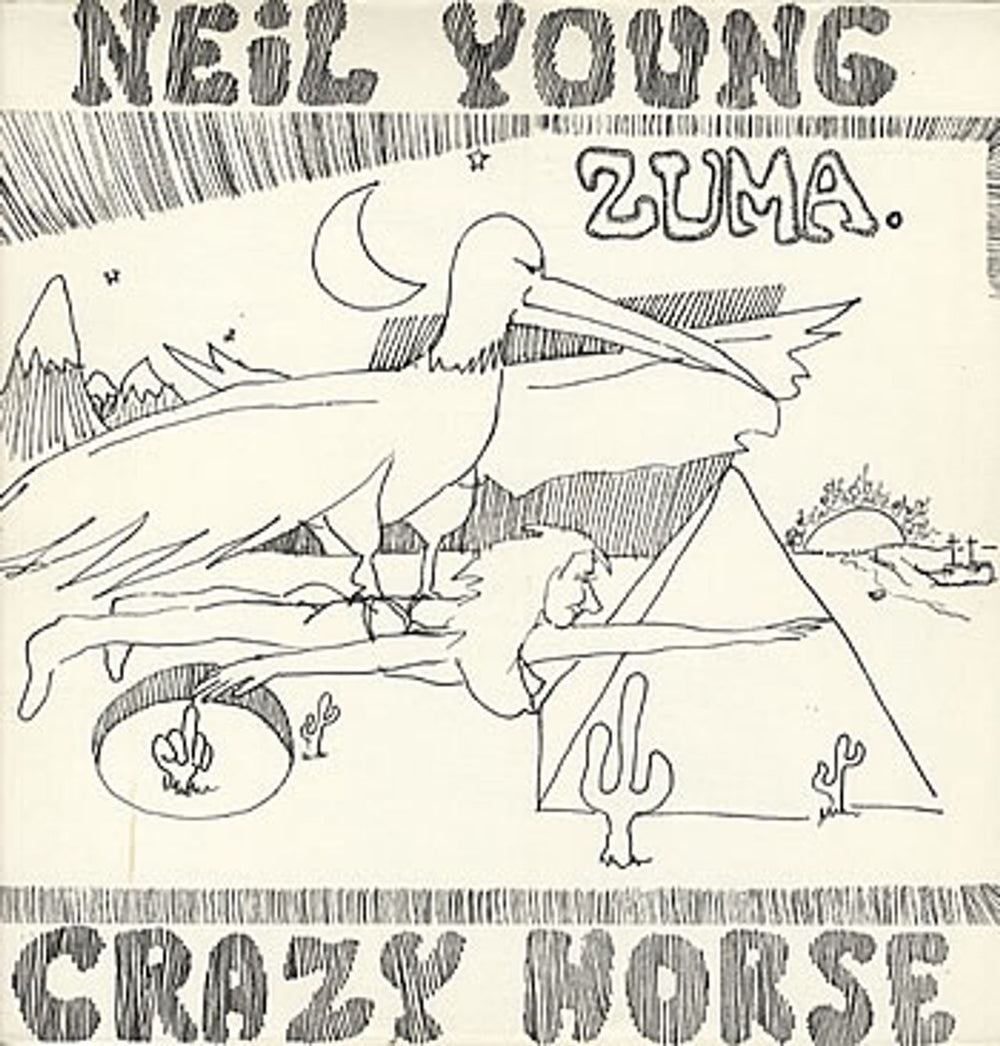 Neil Young Zuma + insert German vinyl LP album (LP record) REP54057