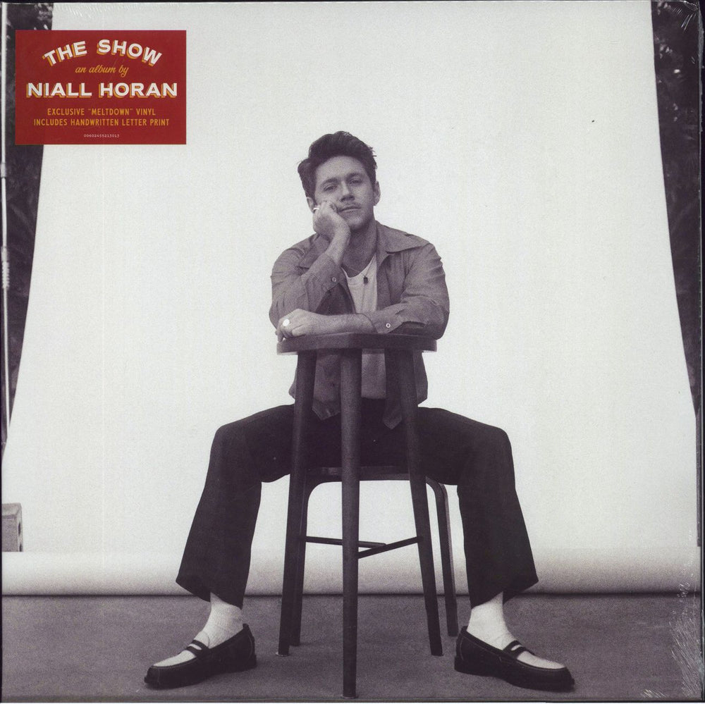 Niall Horan The Show - Gold Vinyl - Sealed + Autograohed Polaroid UK vinyl LP album (LP record) 00602455297747