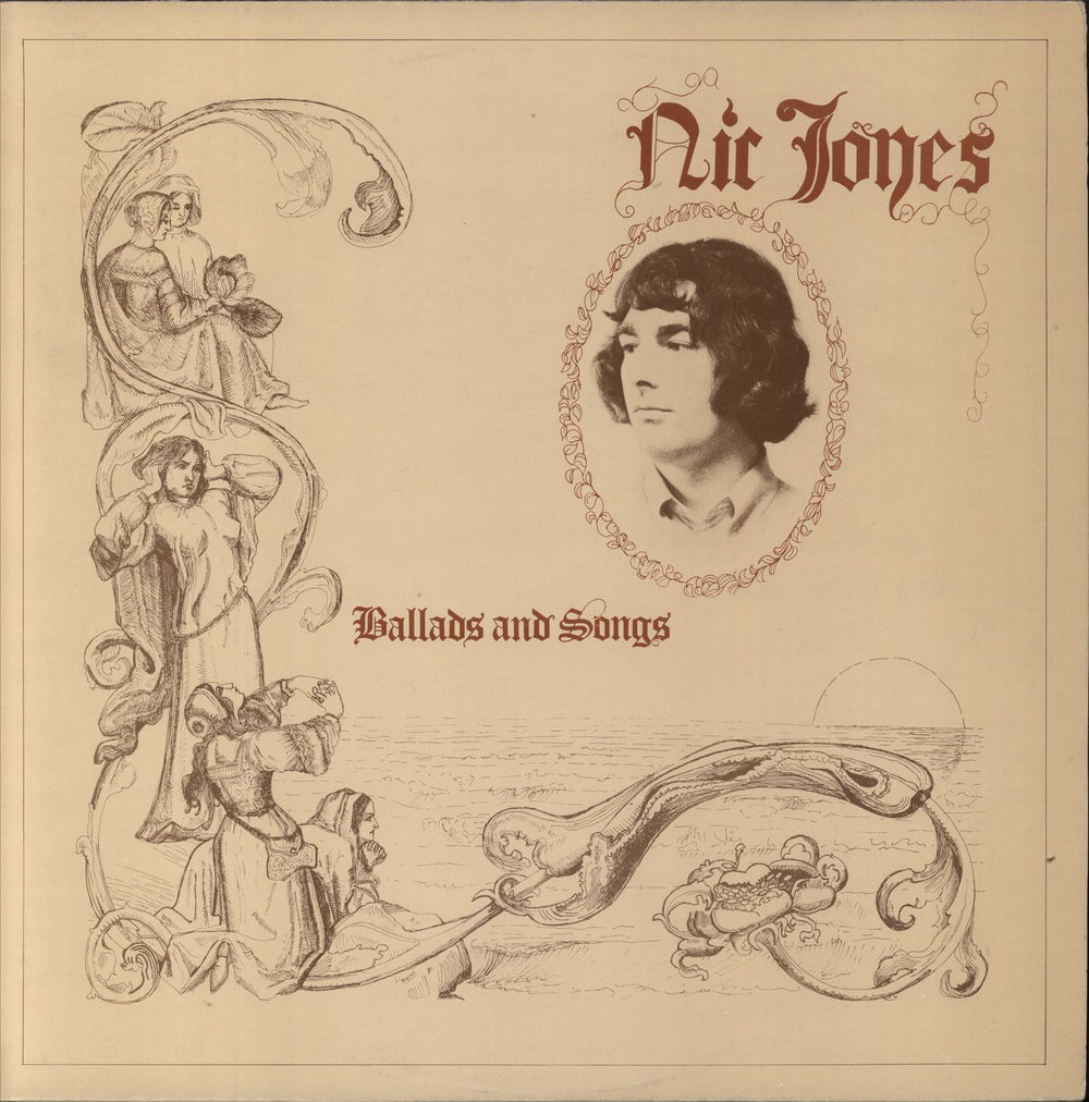 Nic Jones Ballads And Songs - Beige Label UK vinyl LP album (LP record) LER2014