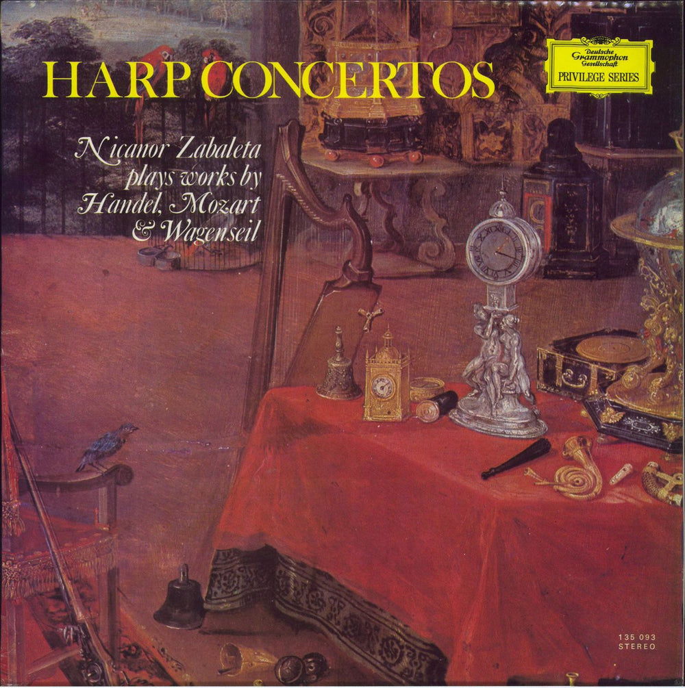 Nicanor Zabaleta Harp Concertos UK vinyl LP album (LP record) 135093
