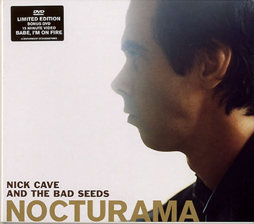 Nick Cave Nocturama UK 2-disc CD/DVD set LCDSTUMM207