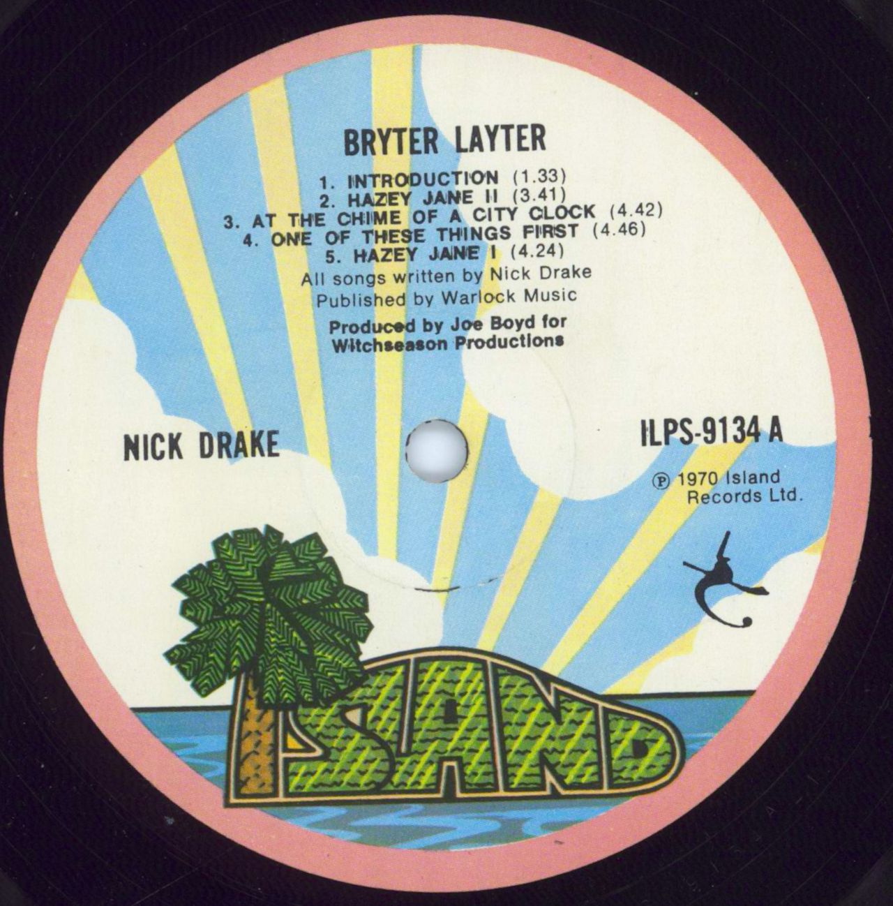 Nick Drake Bryter Layter - 2nd - EX UK Vinyl LP — RareVinyl.com