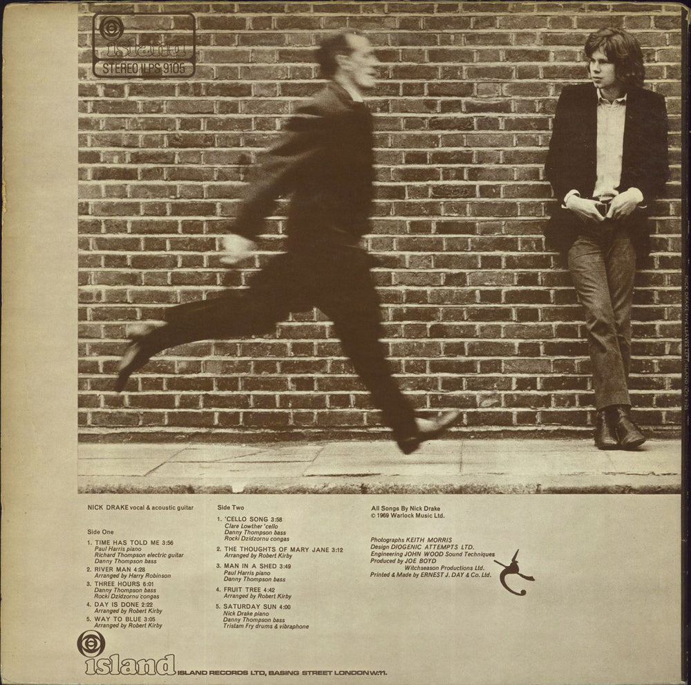 Nick Drake Five Leaves Left - 2nd - VG+ UK vinyl LP album (LP record)