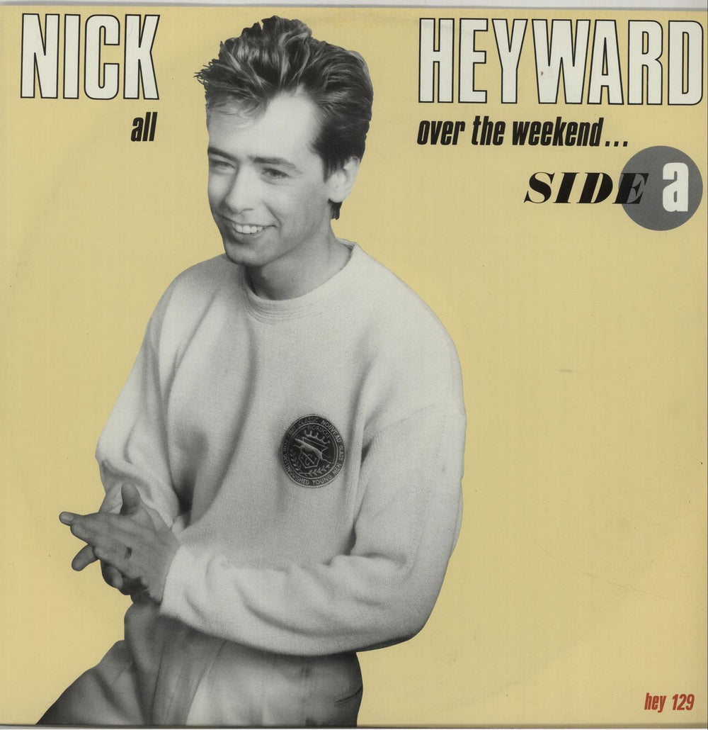 Nick Heyward All Over The Weekend ... UK 12" vinyl single (12 inch record / Maxi-single) HEY229