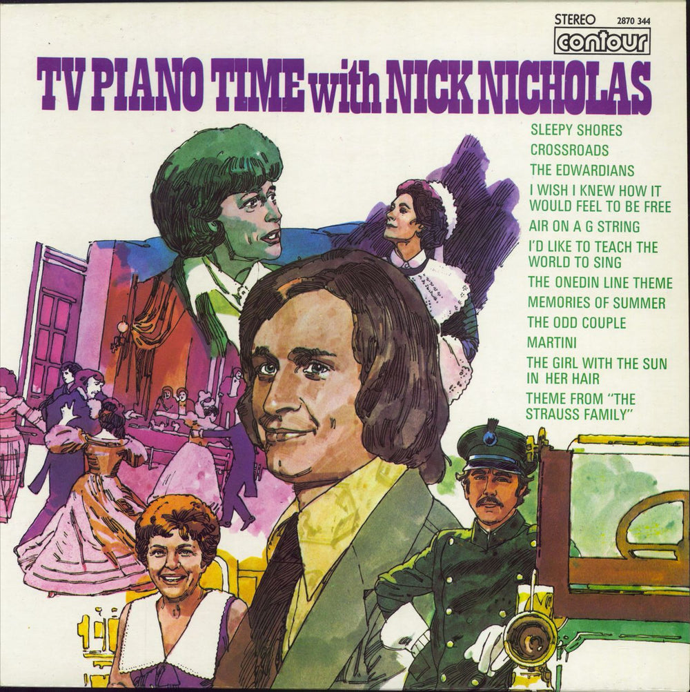 Nick Nicholas TV Piano Time with Nick Nicholas UK vinyl LP album (LP record) 2870137