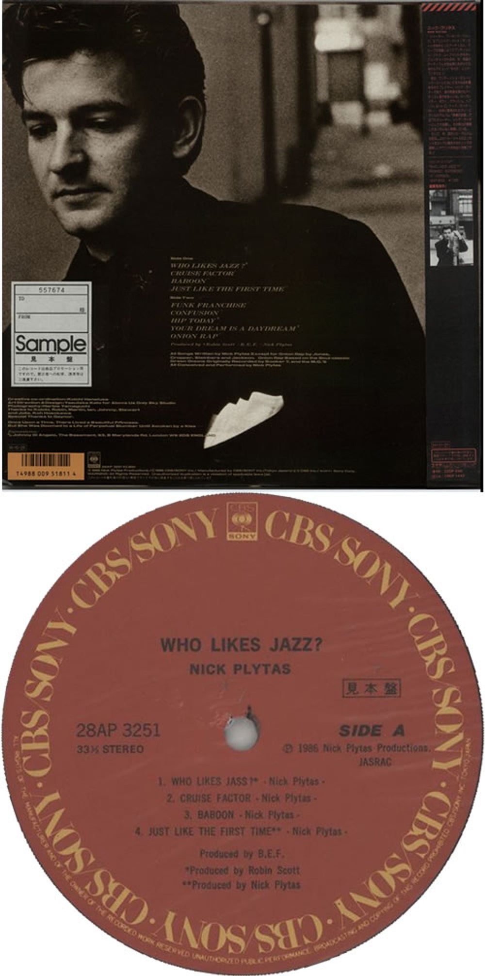 Nick Plytas Who Likes Jazz? + Obi Japanese Promo vinyl LP album (LP record) N5ILPWH630448