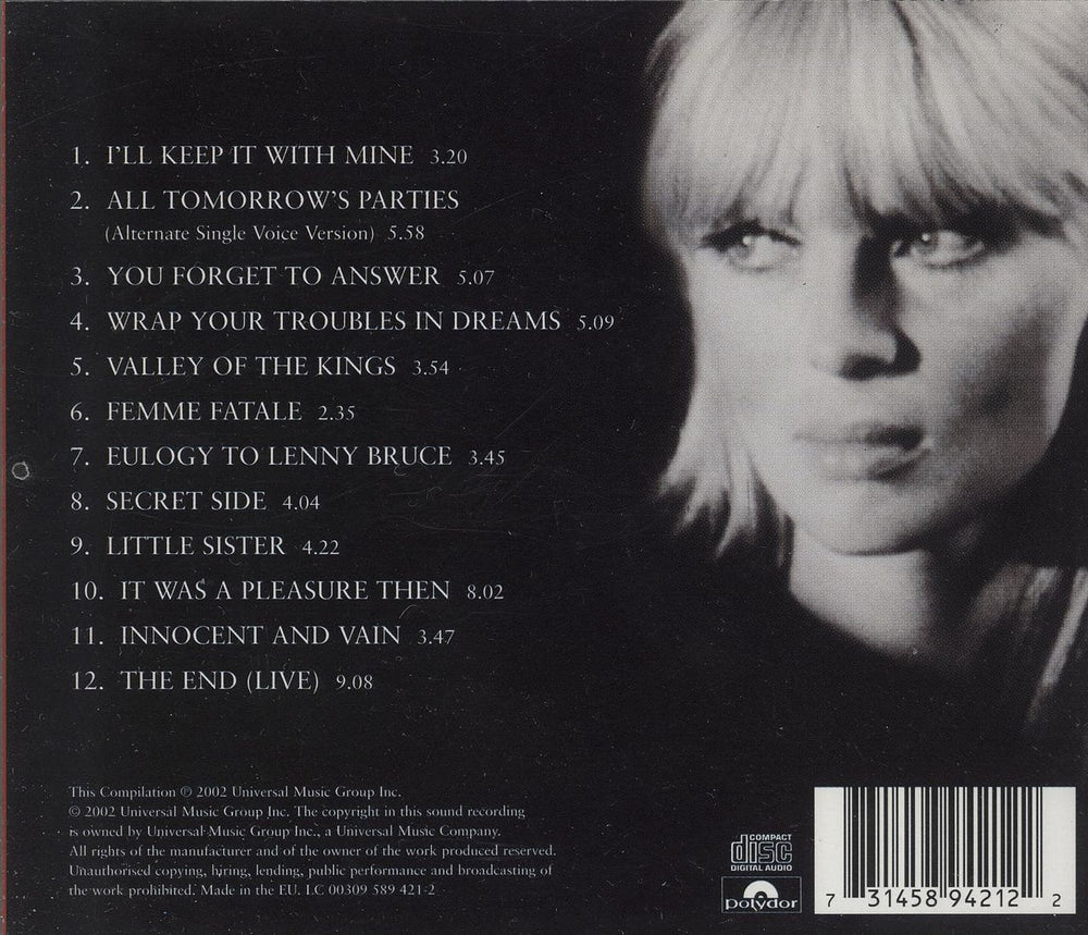 Nico Innocent & Vain European CD album (CDLP) N-CCDIN215258