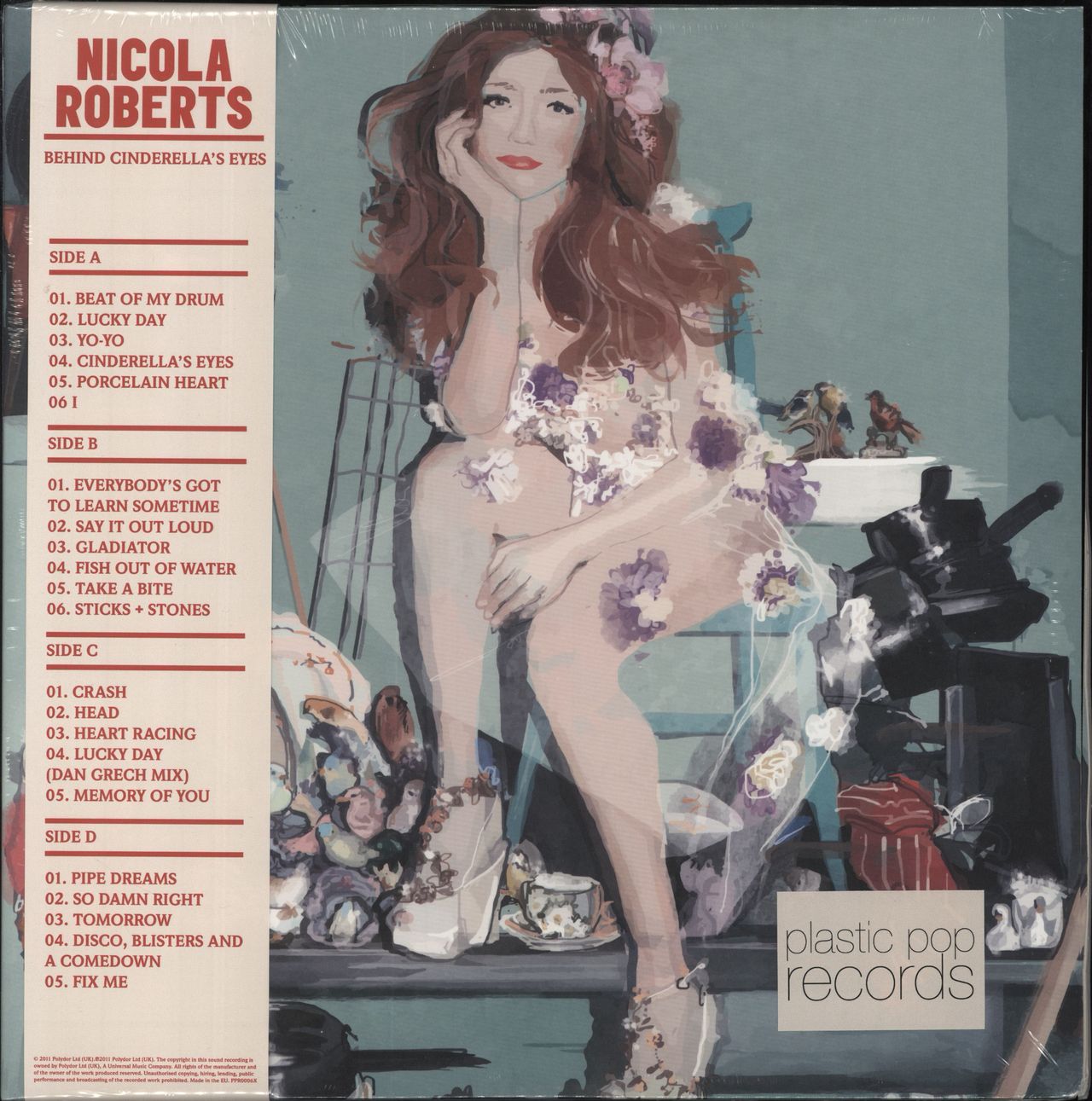 Nicola Roberts Behind Cinderella's Eyes - Clear Vinyl - Sealed UK 2-LP  vinyl set