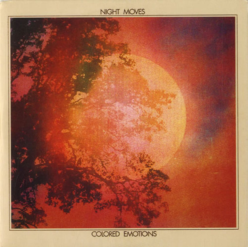 Night Moves Colored Emotions UK Promo CD album (CDLP) WIGCD29P