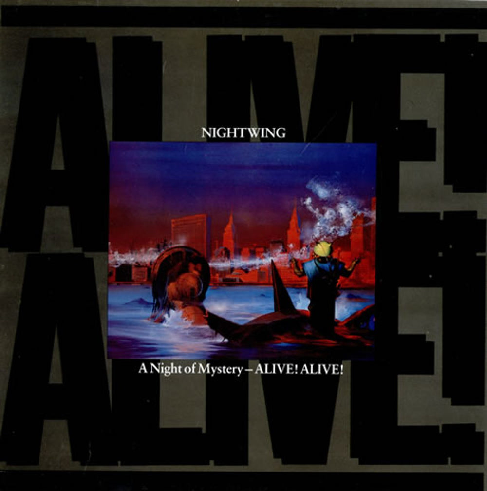 Nightwing A Night Of Mystery - Alive! Alive! UK vinyl LP album (LP record) GULP1043