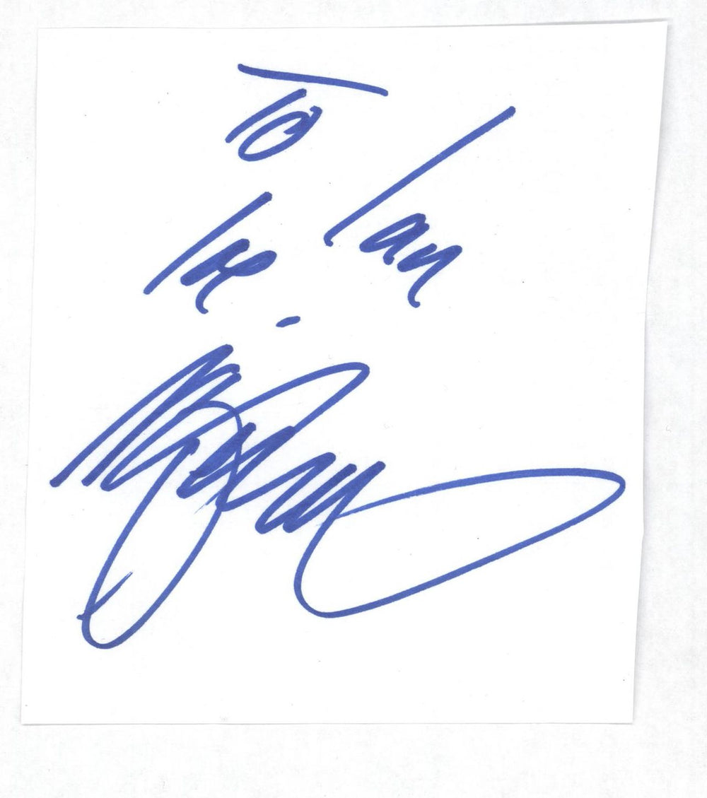 Nik Kershaw Autograph UK memorabilia AUTOGRAPH