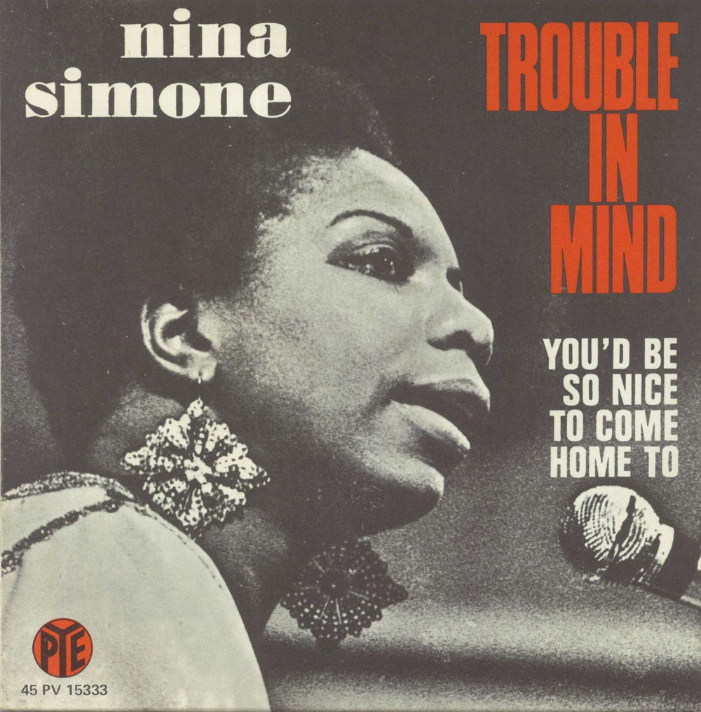 Nina Simone Trouble In Mind + Sleeve French 7" vinyl single (7 inch record / 45) 45PV15333