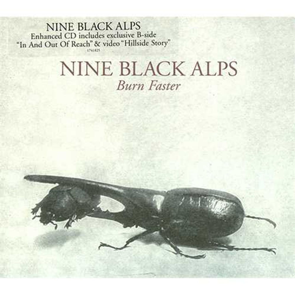 Nine Black Alps Burn Faster UK CD single (CD5 / 5") 1741825