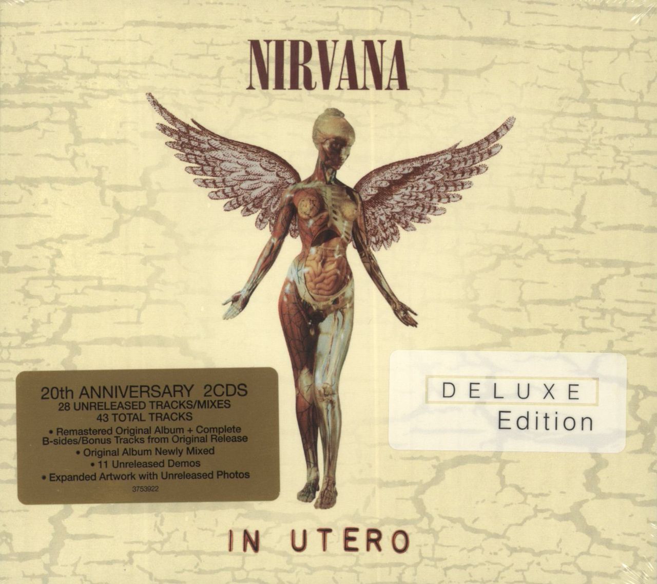 Nirvana US In Utero Deluxe Edition UK 2 CD album set