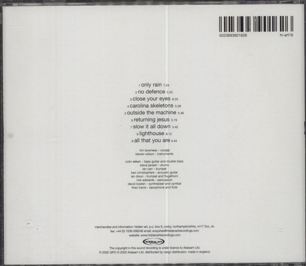 No-Man Returning Jesus UK CD album (CDLP) 5023693901626