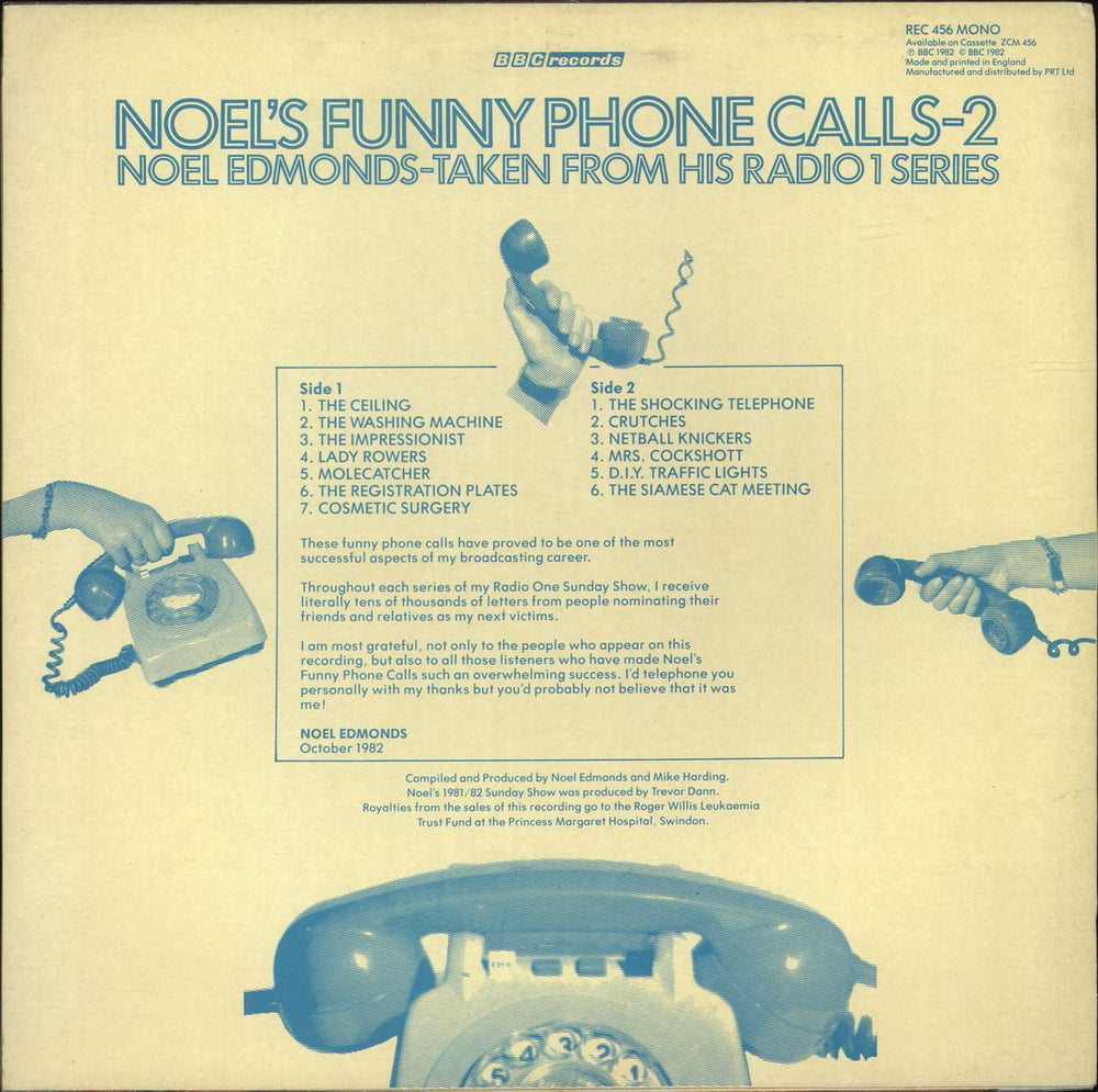 Noel Edmonds Noel's Funny Phone Calls 2 UK vinyl LP album (LP record)