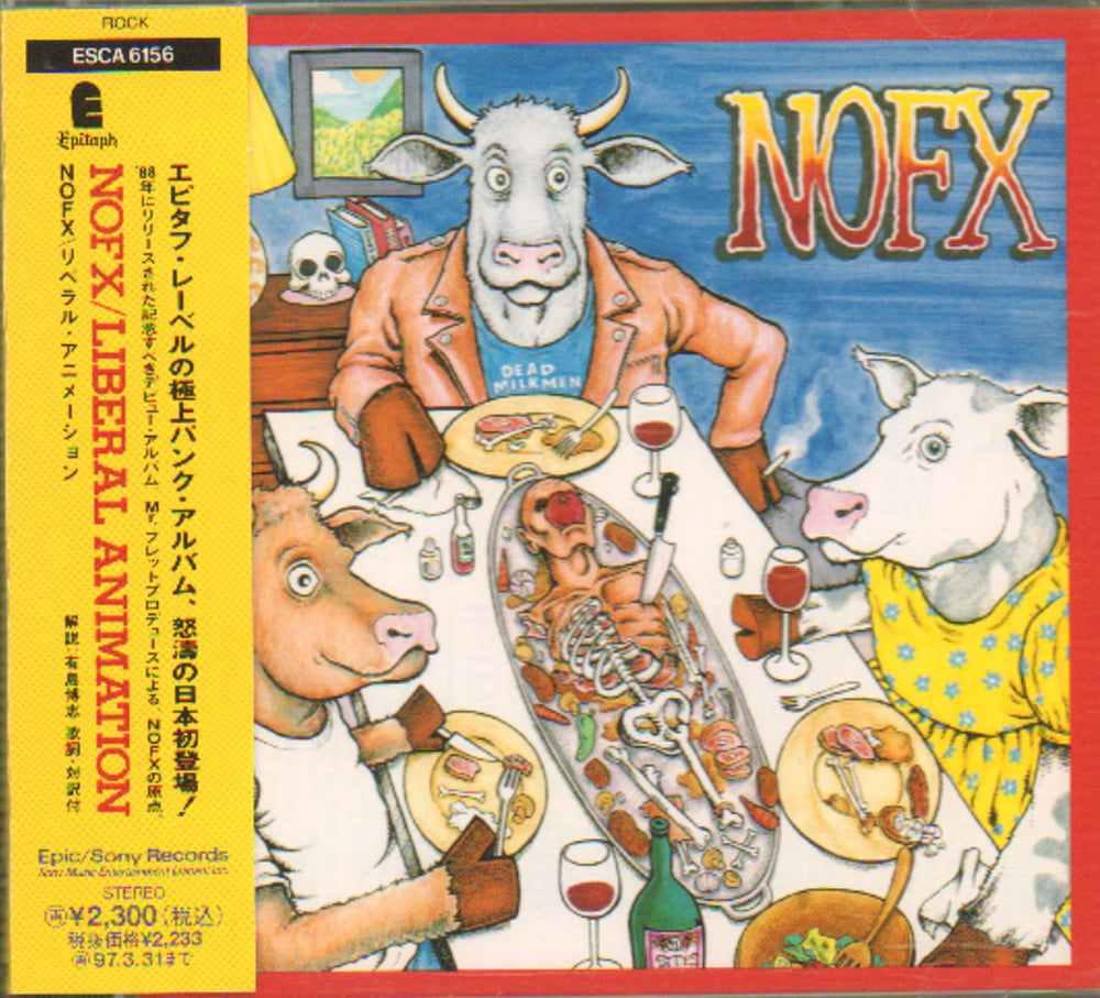 NoFX Liberal Animation Japanese Promo CD album (CDLP) ESCA6156