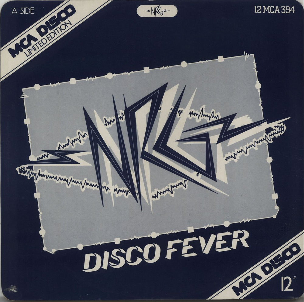 NRG Disco Fever UK 12" vinyl single (12 inch record / Maxi-single) 12MCA394