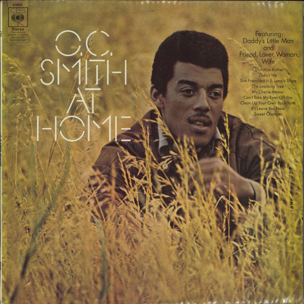 O.C. Smith At Home UK vinyl LP album (LP record) 63805