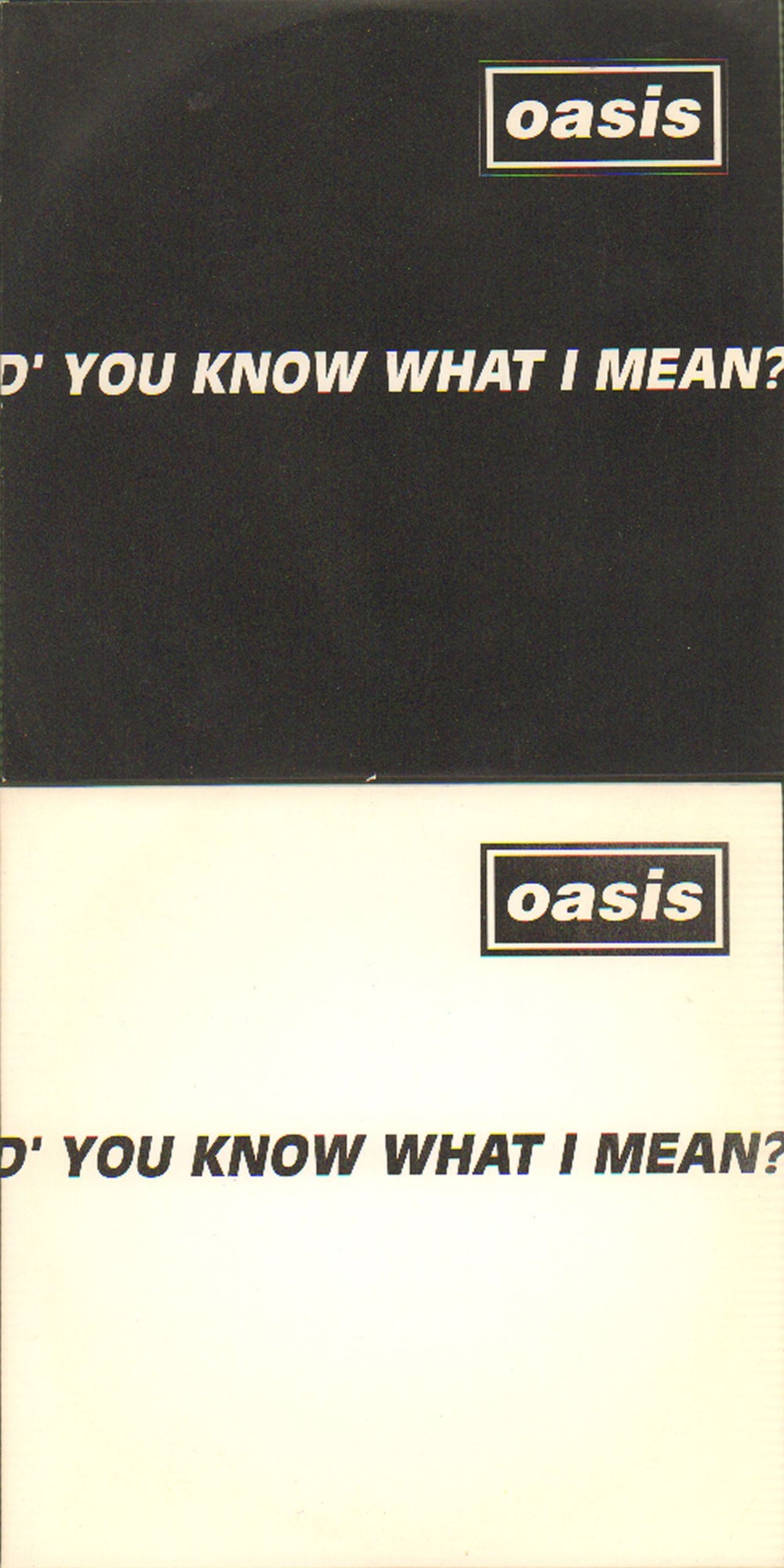 Oasis D'you Know What I Mean? UK Promo 2-CD single set (Double CD single) CCD256/X