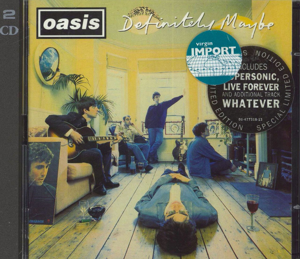 Oasis Definitely Maybe - Special Limited Edition Austrian 2 CD album set (Double CD) 477318.6