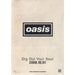 Oasis Dig Out Your Soul Japanese Promo handbill HANDBILL FLYER