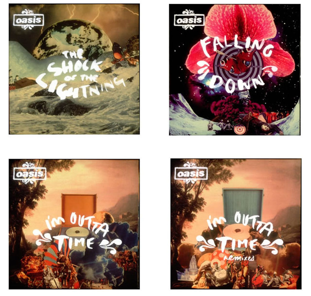 Oasis Dig Out Your Soul + Poster UK 7" single box set OAS7XDI538630